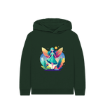 Evergreen Printed Kids Hoodie Front