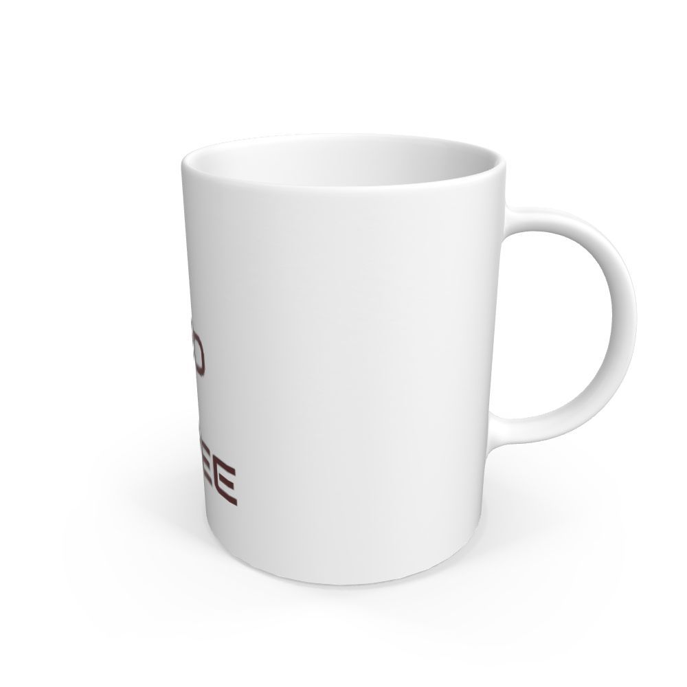 White I Need Coffee Ceramic Mug