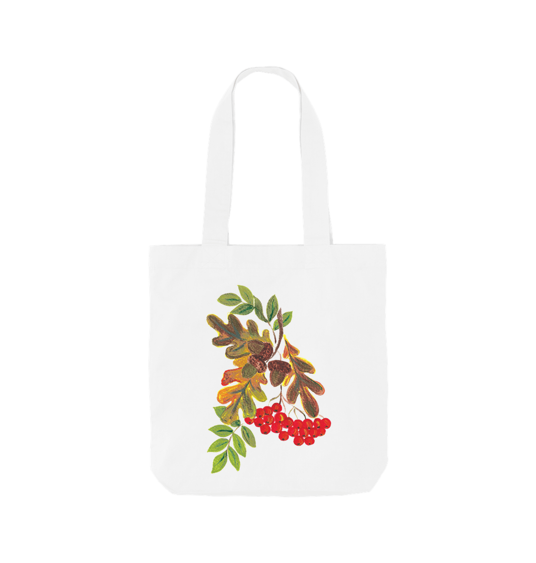 White Rowan Berries Tote