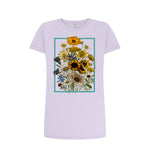 Violet Wild Flowers Tee Dress