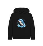 Black Cute Dolphin Hoodie