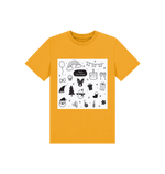 Mustard Christmas Doodles Tee