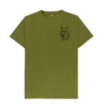 Moss Green Wolf Tee