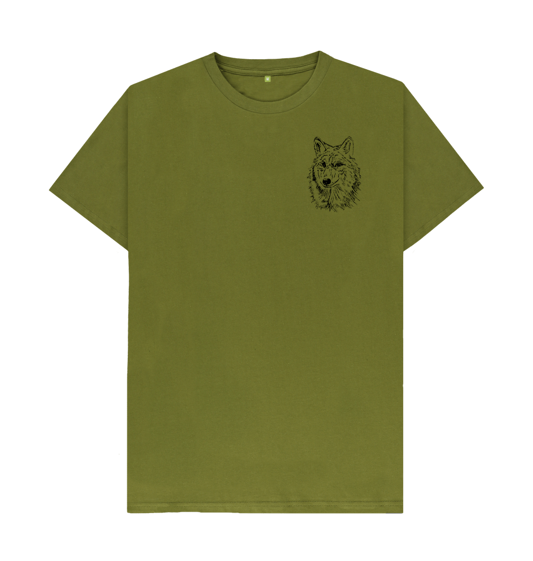 Moss Green Wolf Tee