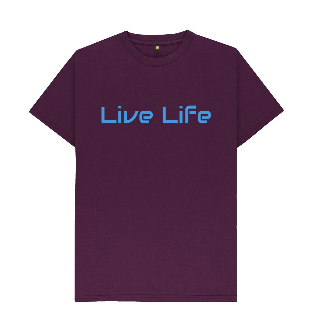 Purple Live Life Tee