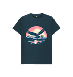 Denim Blue Flying Eagle Tee