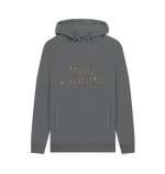 Slate Grey Merry  Christmas Hoodie