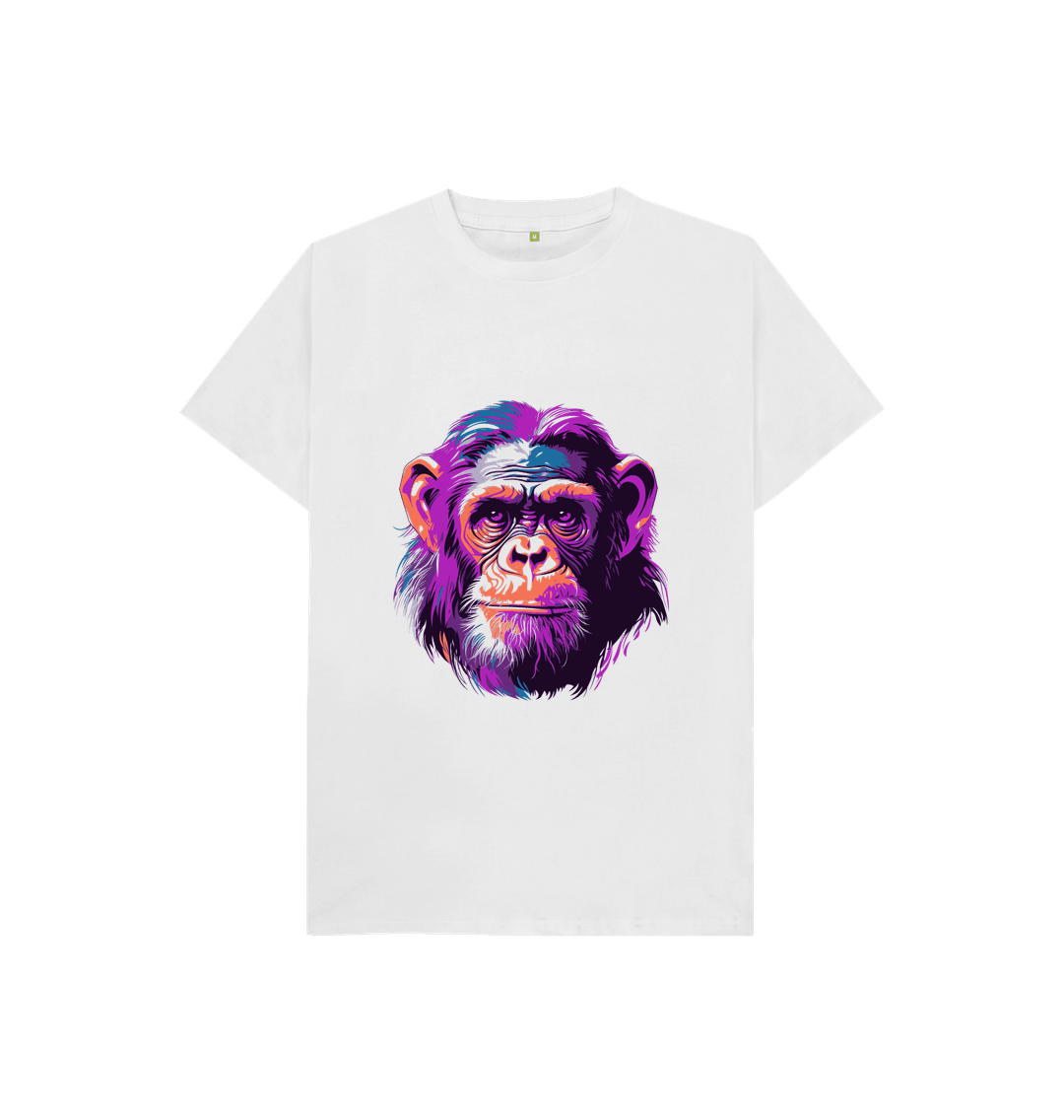 White Wild Chimp Tee