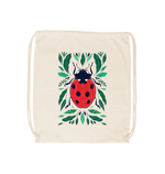 Natural Ladybird Drawstring Bag