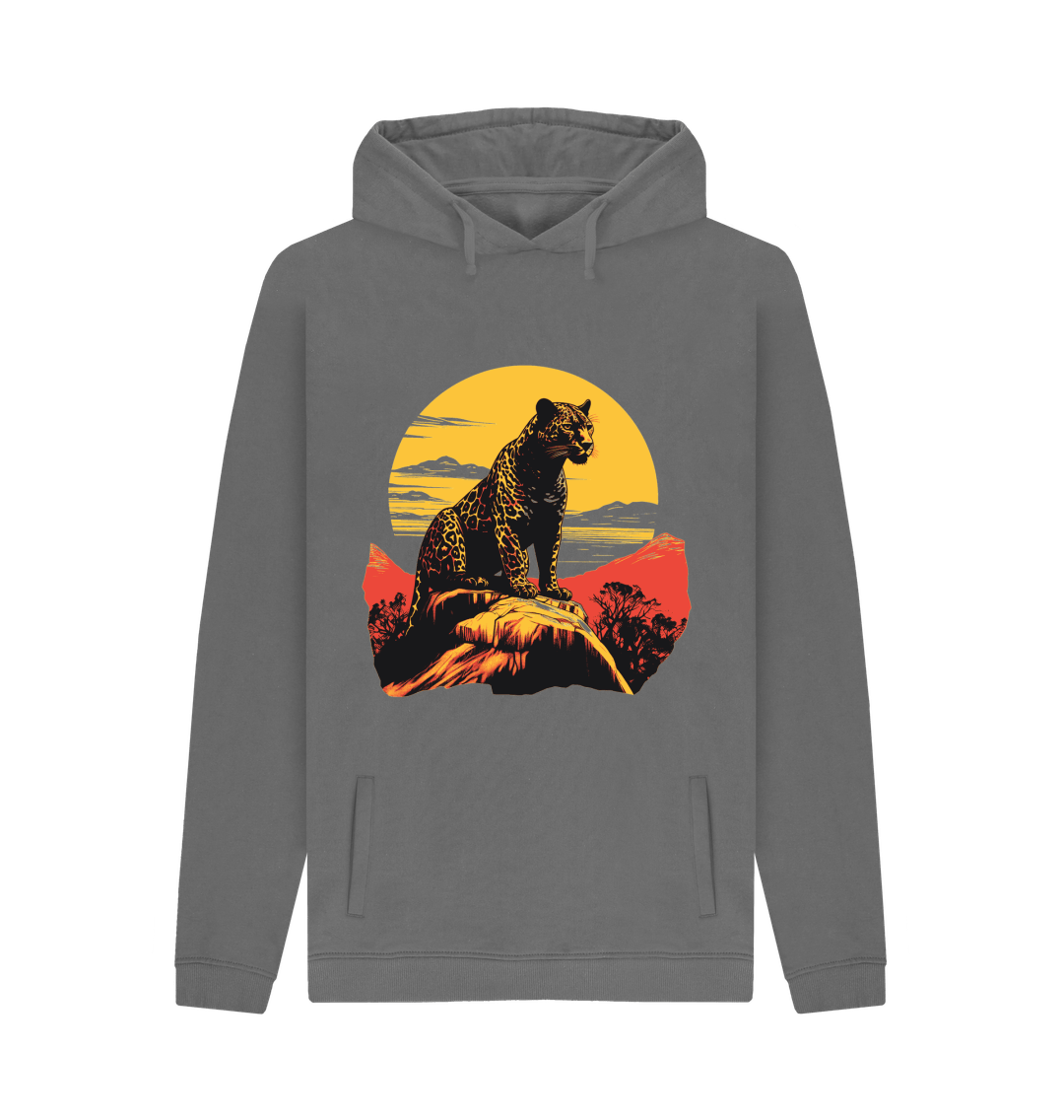 Slate Grey Printed Hoody Front
