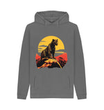 Slate Grey Sunset Cheetah Hoodie