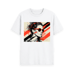 White Printed T-shirt Front