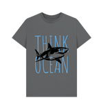 Think Ocean Tee featuring Love Your Swagger design, perfect for ocean lovers embracing stylish apparel.