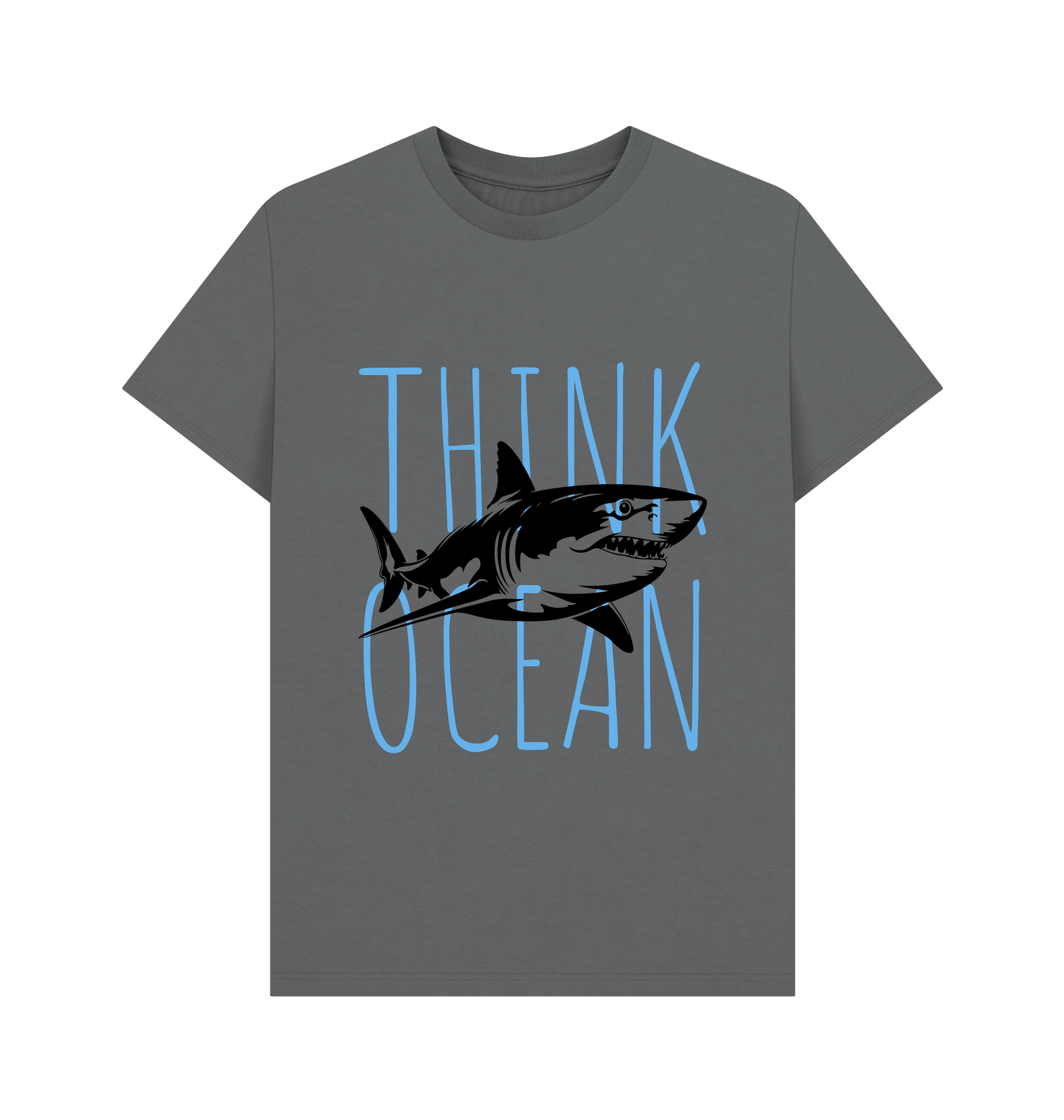 Think Ocean Tee featuring Love Your Swagger design, perfect for ocean lovers embracing stylish apparel.