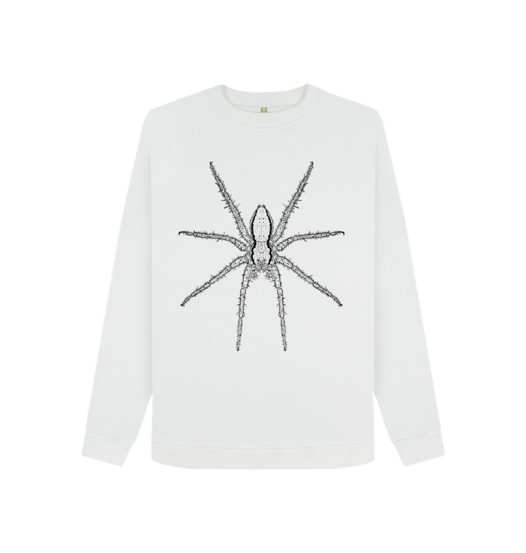 White Spider Crew Neck Sweatshirt