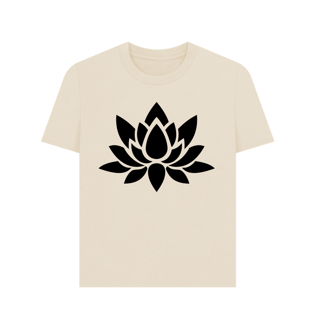 Oat Lotus Print Tee