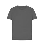 Slate Grey Plain Relaxed Fit Tee