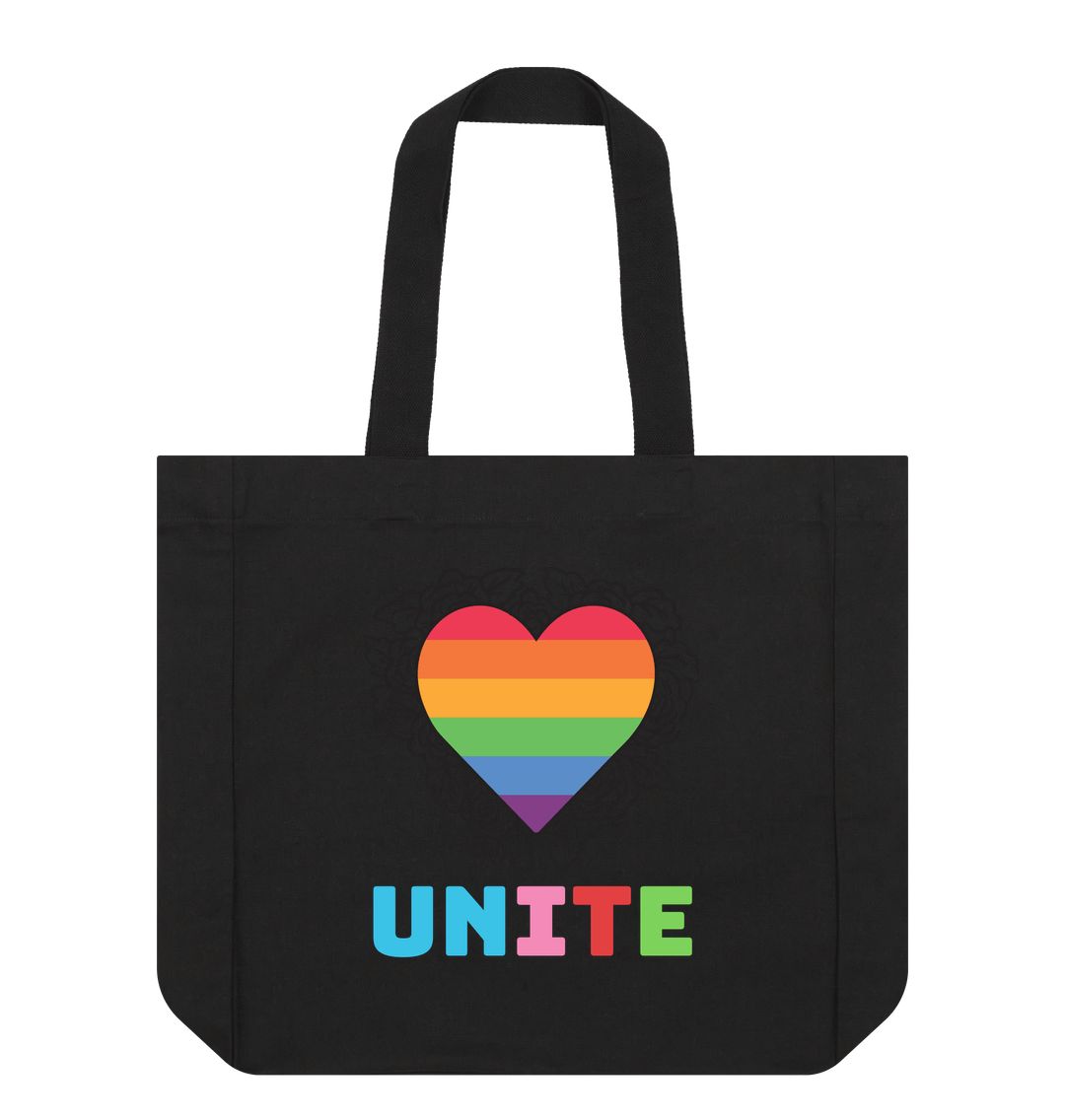 Black Unite Shopper Tote