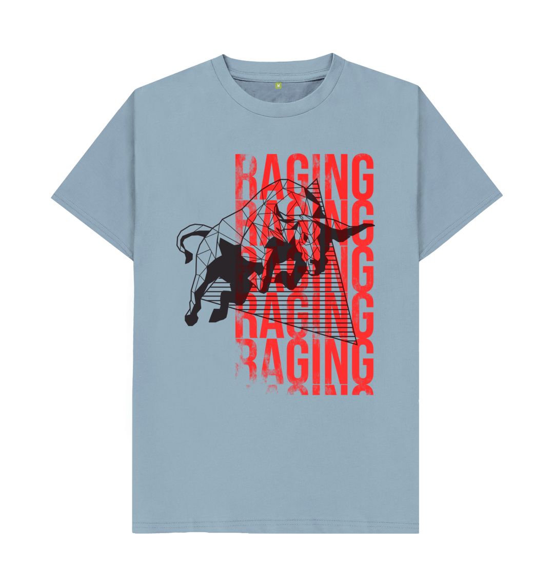 Stone Blue Raging Bull Tee