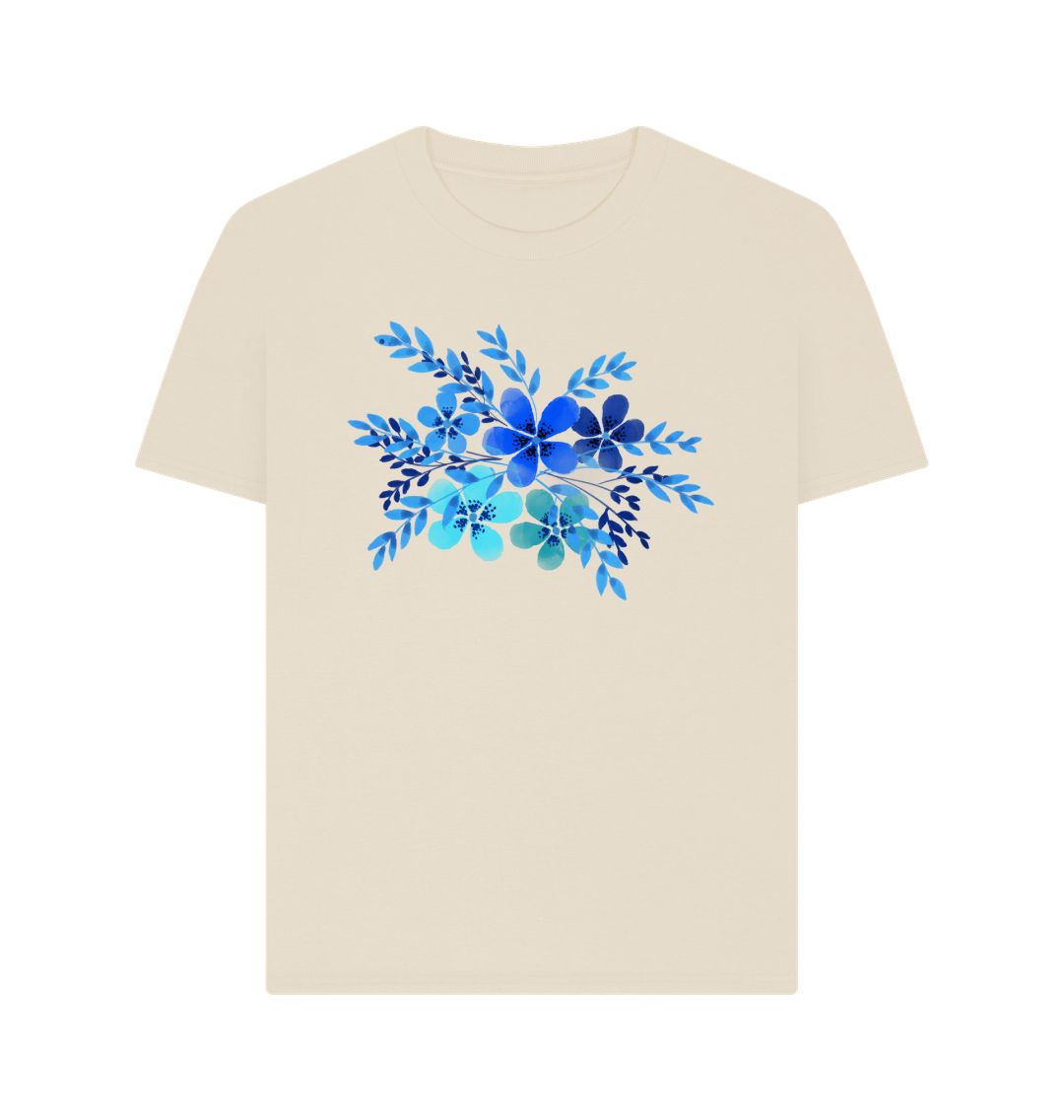 Oat Blue Flowers Tee