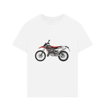 White Bike Oversized Tee