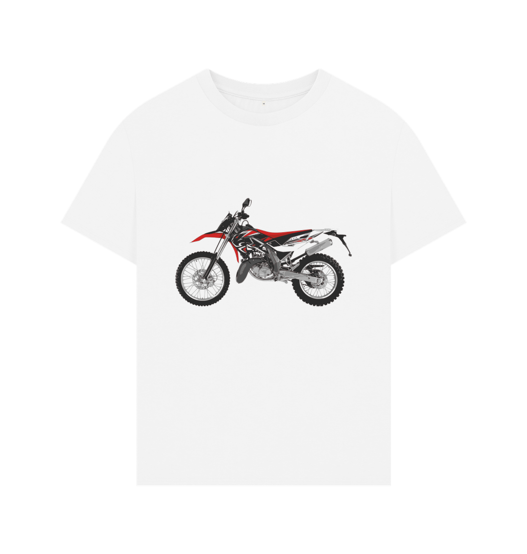 White Bike Oversized Tee