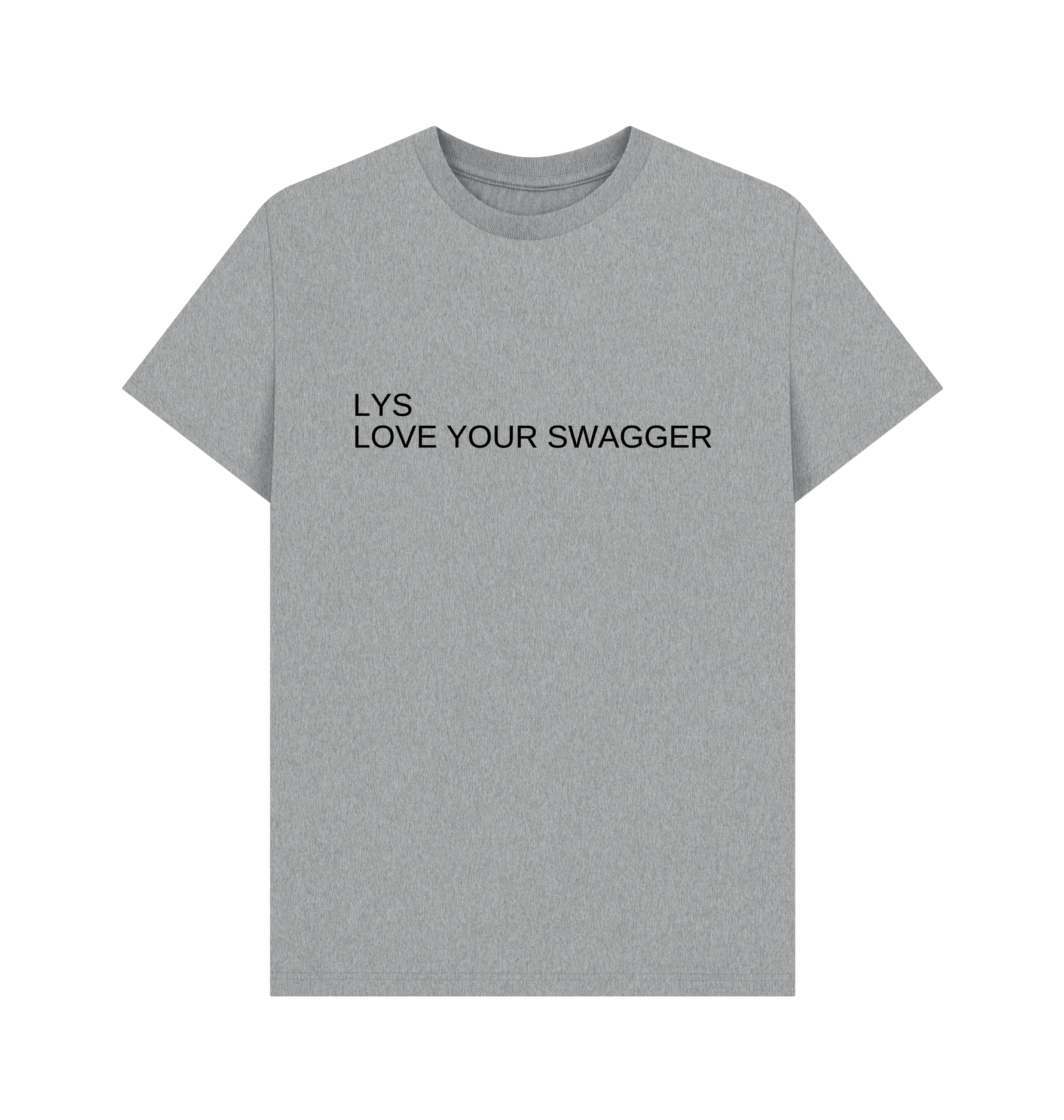 Athletic Grey Printed T-shirt Front