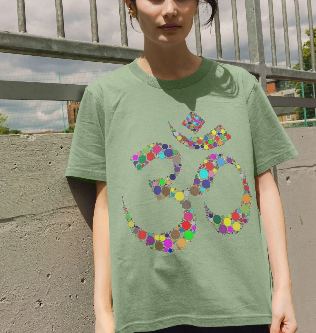 Colourful Om Tee