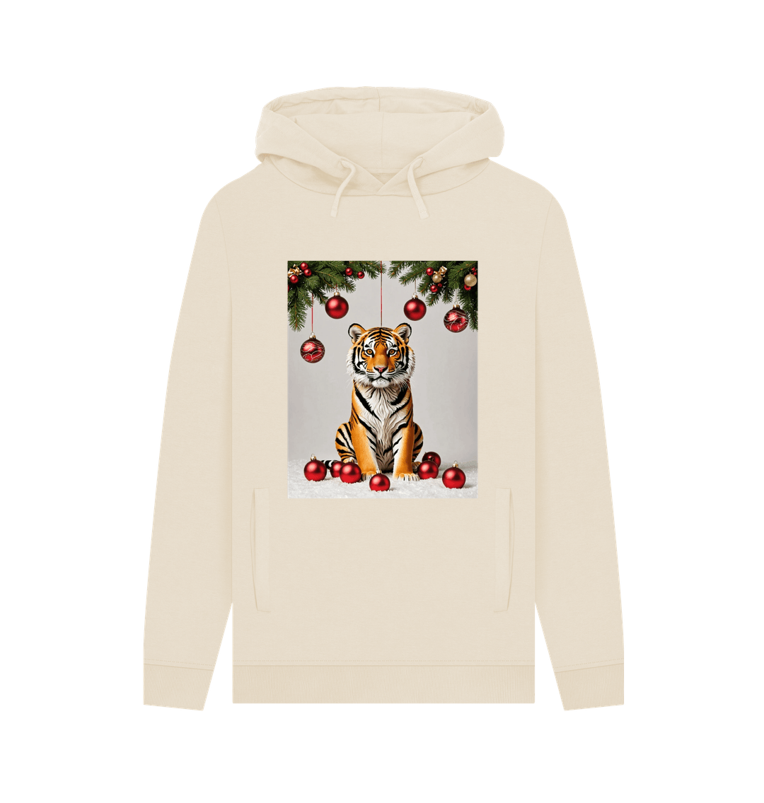 Oat Christmas Tiger Hoodie