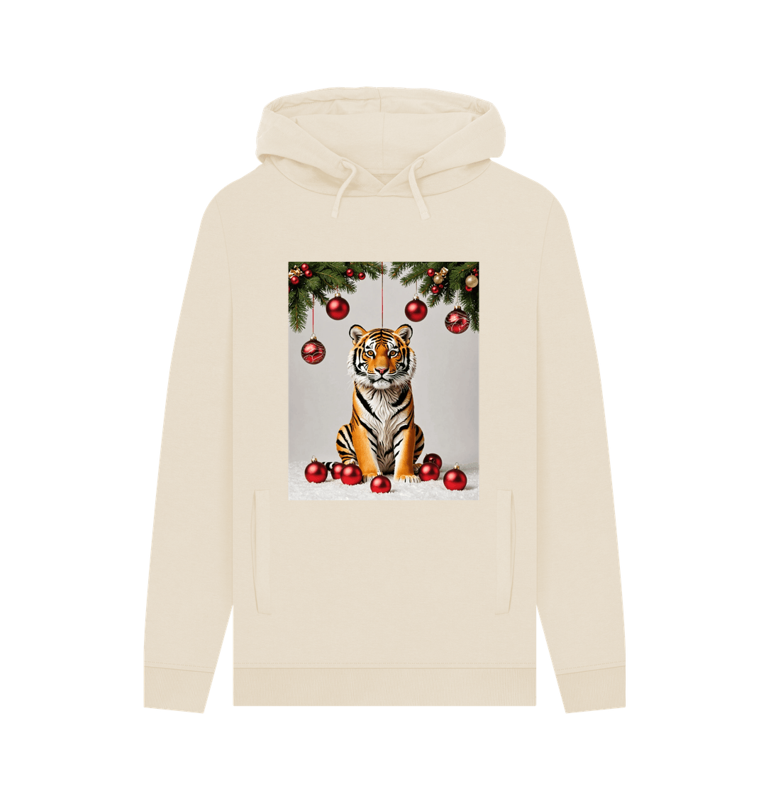 Oat Printed Hoody Front