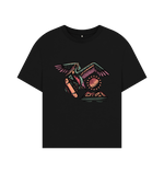 Black Sunset Seagull Oversized Tee