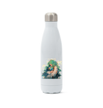 White Stainless Steel Planet Love Water Bottle