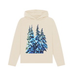 Oat Printed Hoody Front