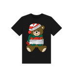 Black Christmas Teddy Bear Tee