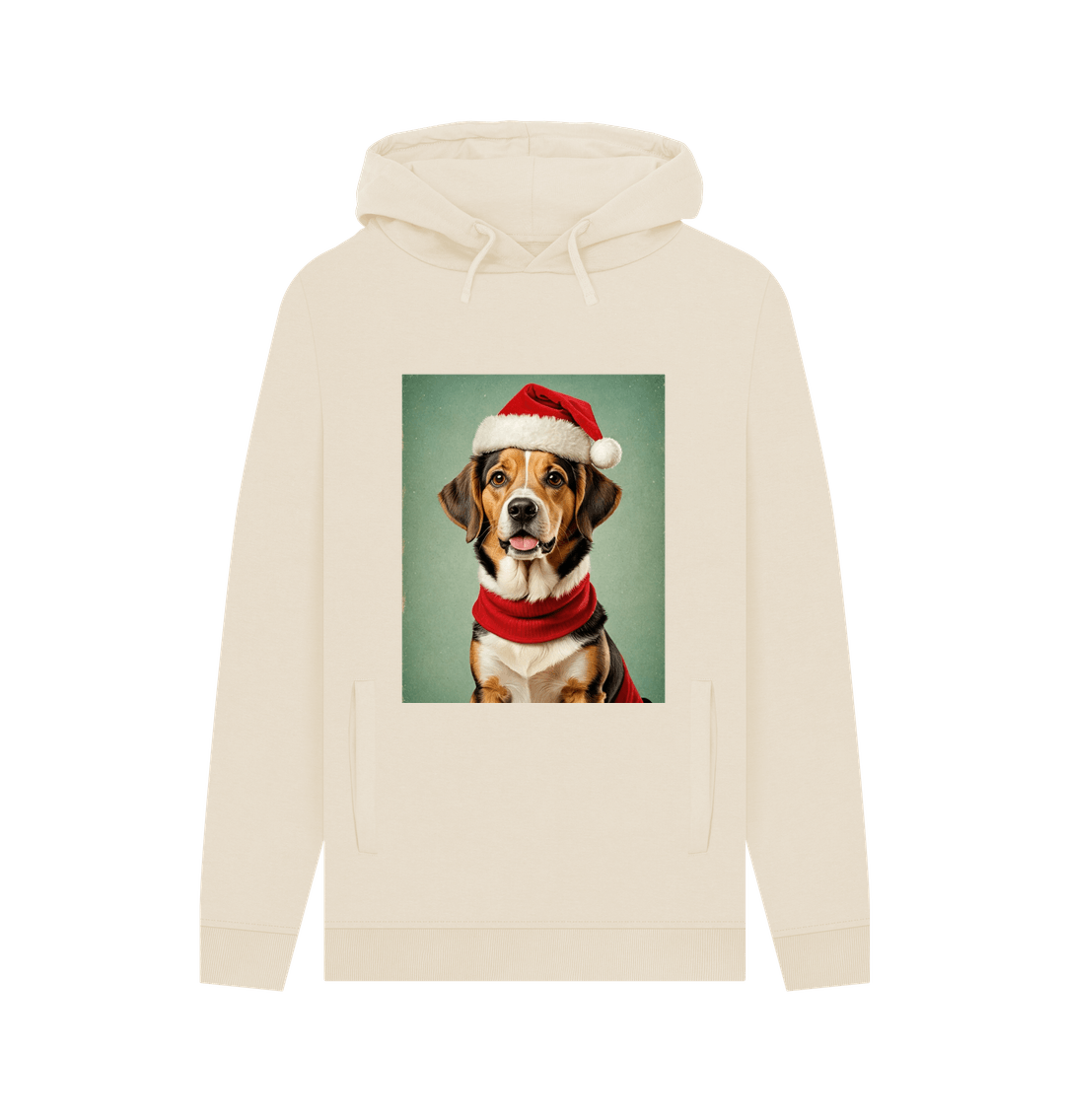 Oat Printed Hoody Front