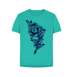 Seagrass Green Blue Rose Remill Relaxed Tee