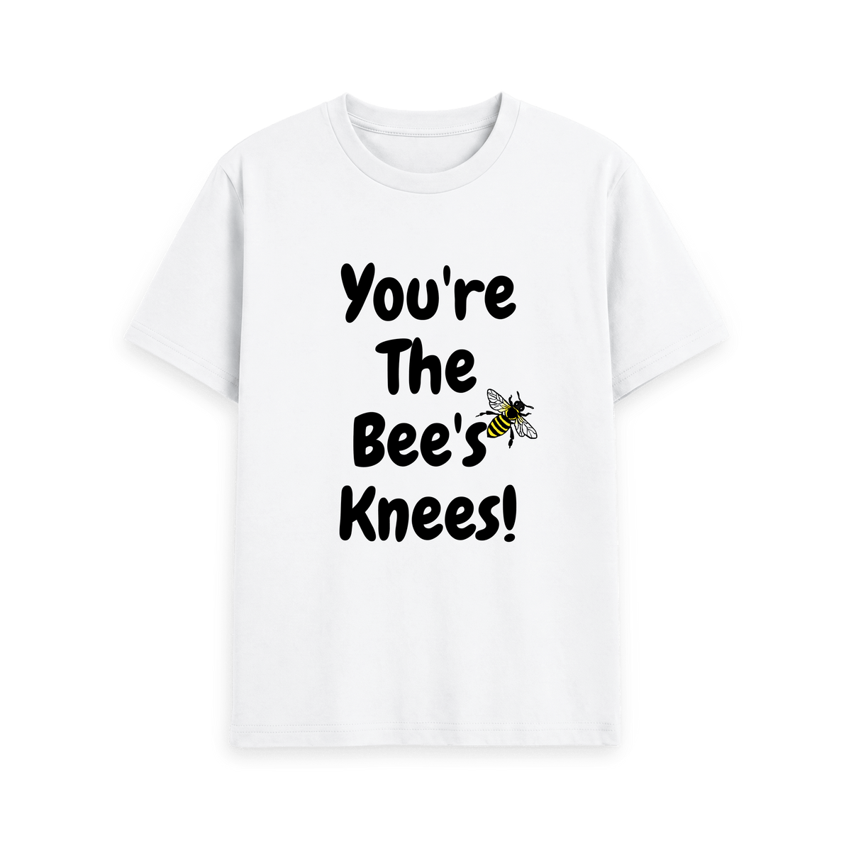 White Printed T-shirt Front