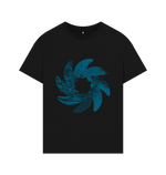 Black Waves Oversized Tee