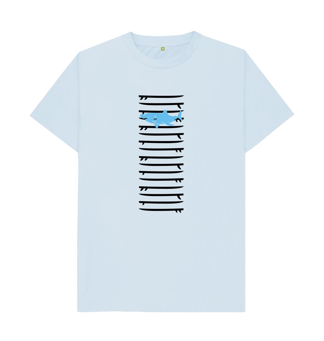 Sky Blue Shark Board Tee