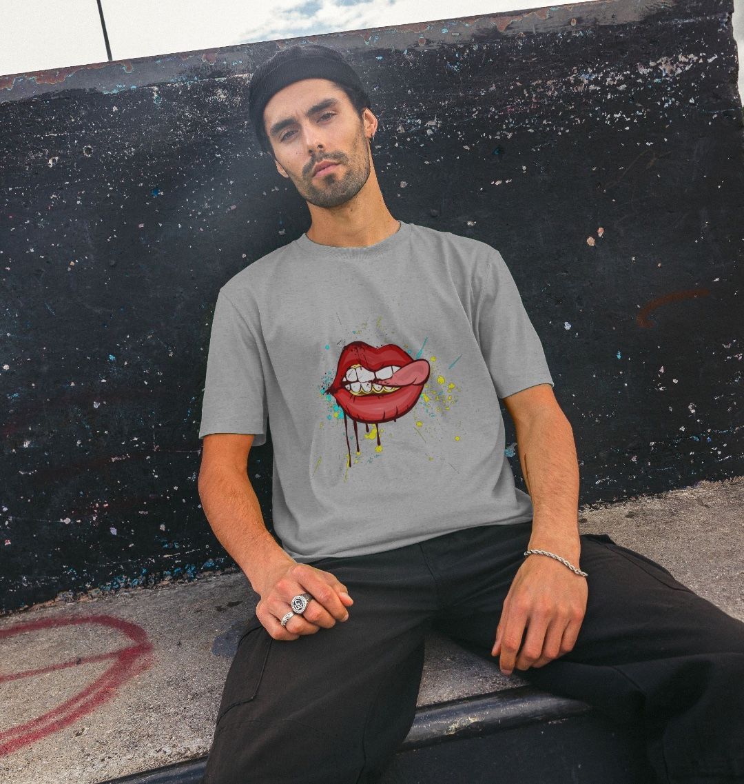 Red Cheeky Lips Tee