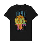 Black One Man Riot Tee