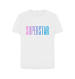 White Superstar Tee