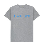 Athletic Grey Live Life Tee