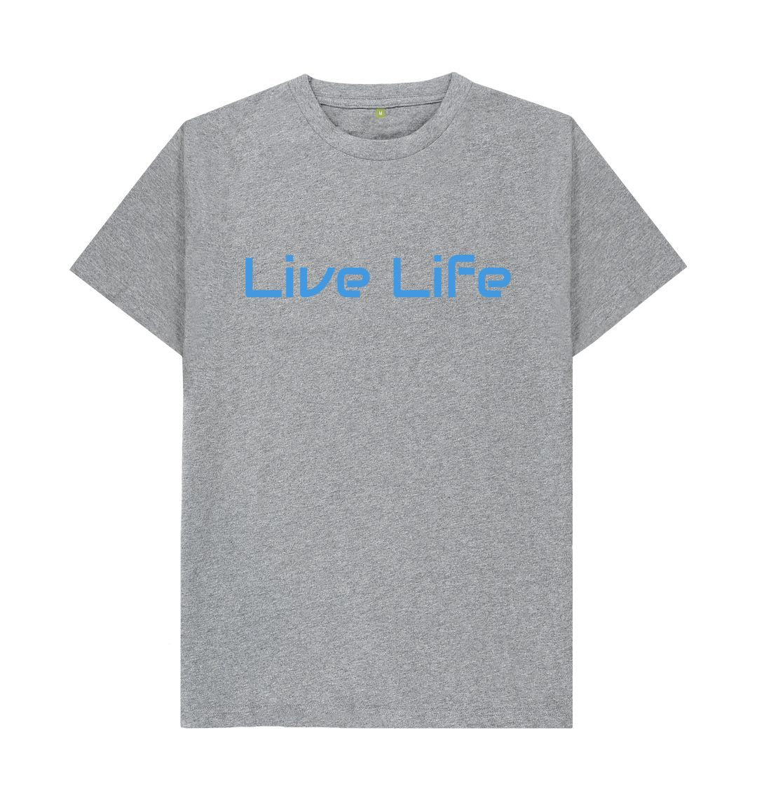 Athletic Grey Live Life Tee