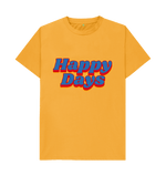 Mustard Tie Dye Happy Days Tee