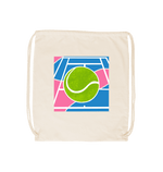 Natural Play Tennis Drawstring Bag