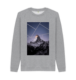 Light Heather Printed Sweater Front