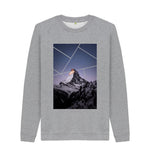 Light Heather Mountain Crew Neck Jumper