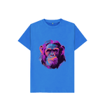 Bright Blue Wild Chimp Tee