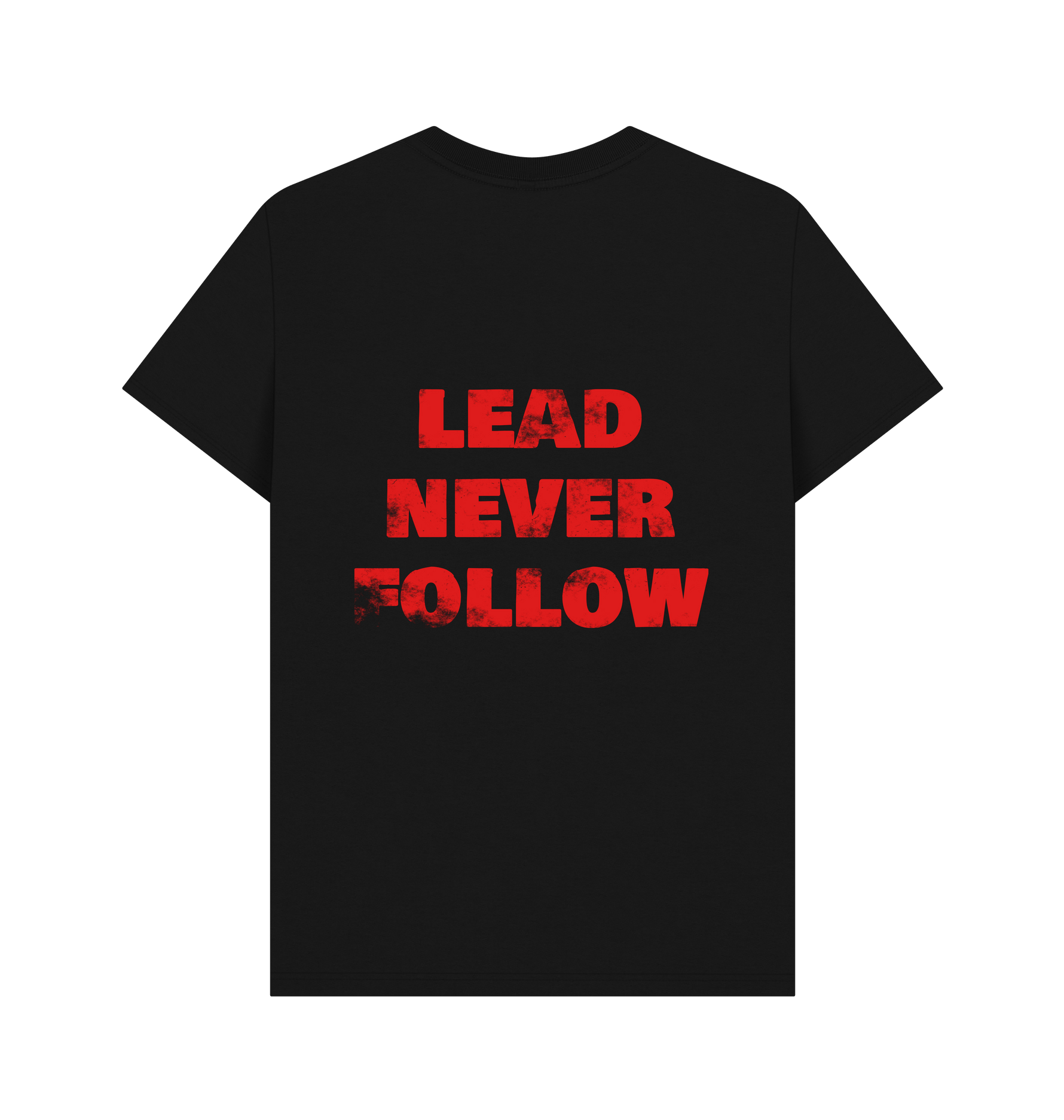 Black Printed T-shirt Back